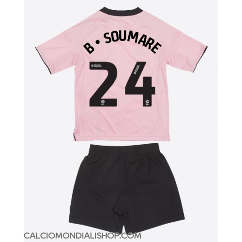 Maglie da calcio Leicester City Boubakary Soumare #24 Terza Maglia Bambino 2025-26 Manica Corta (+ Pantaloni corti)